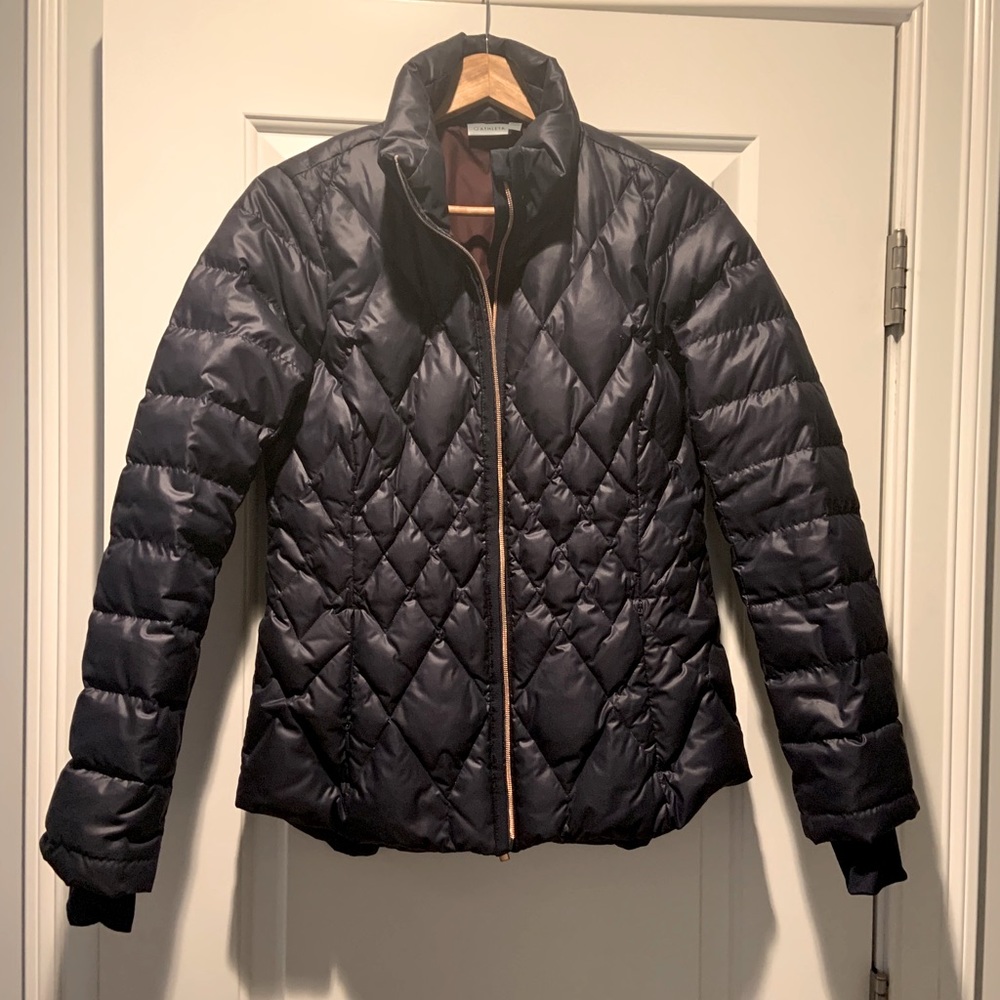 Athleta goose down puffer coat
